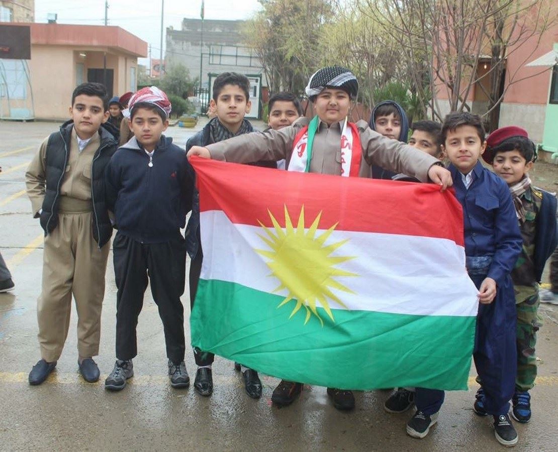 Sarwaran Students Celebrate Kurdish Flag Day